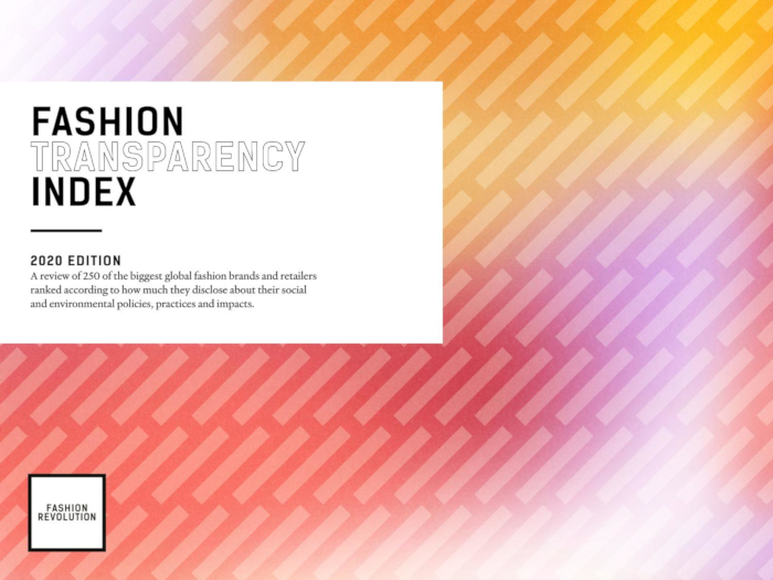 Fashion Transparency Index Cover